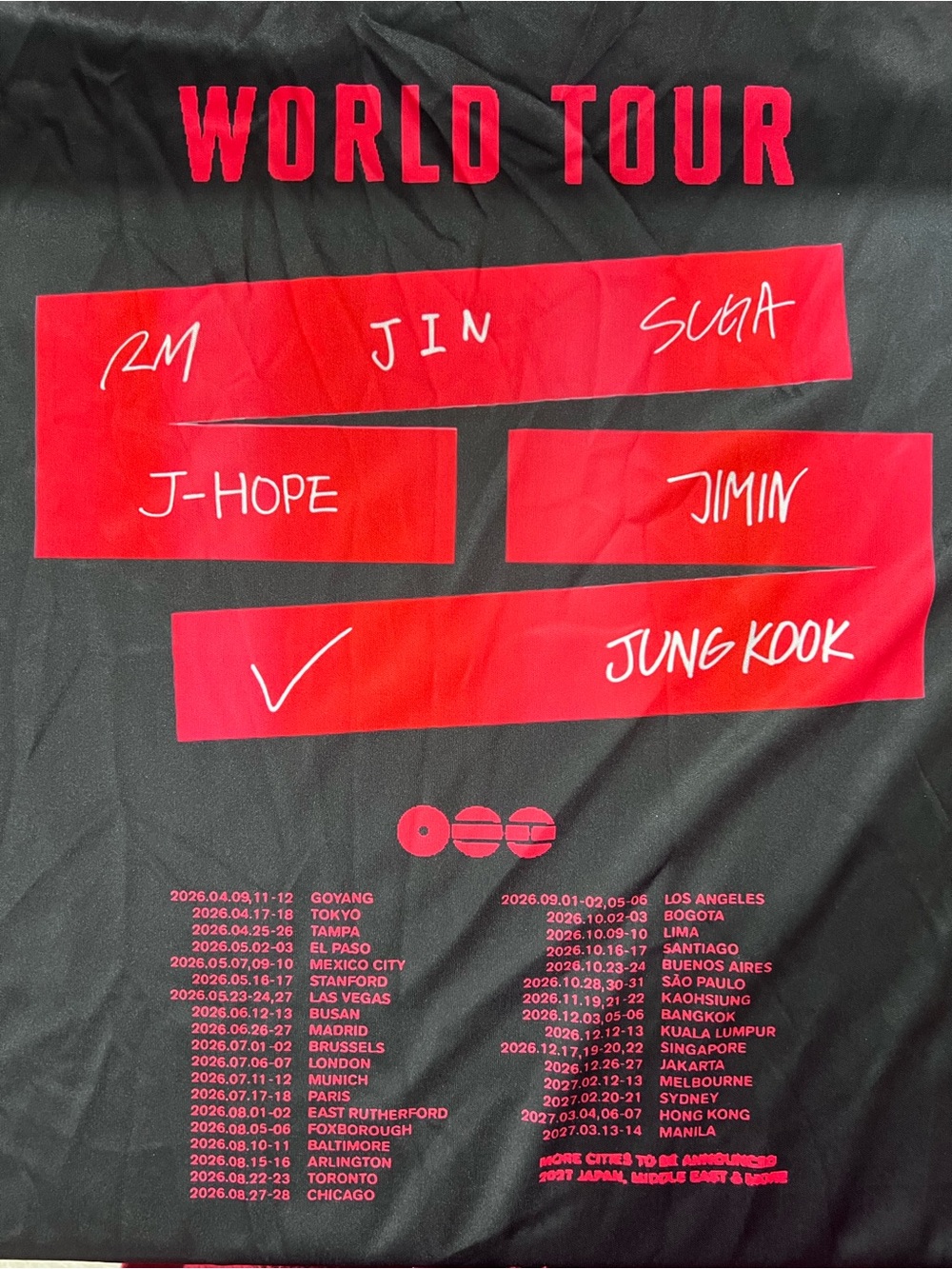 BTS Arirang Jersey - Picture 7 of 8